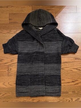 Vince Hooded Wool/Alpaca Cardigan